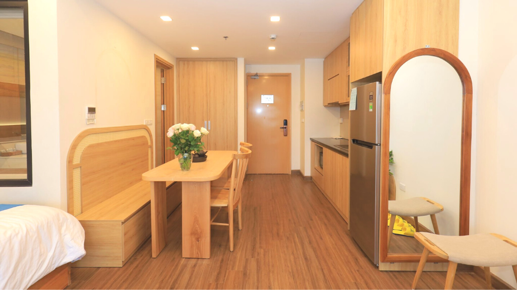Studio Apartments with balcony (Căn hộ studio với ban công)