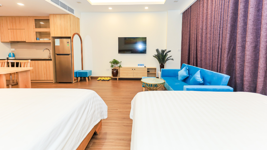 Studio Apartments with balcony (Căn hộ studio với ban công)